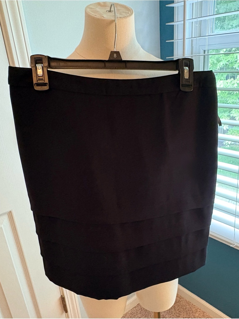 Nine West Classic Black Women’s Tiered Skirt